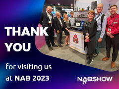 Thank you for visiting us at NAB 2023